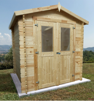 Casetta in legno Lea cm. 220x220